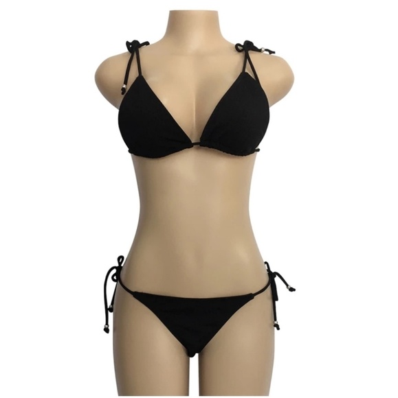 Just in!!! Ribbed Triangle Bikini Set  - Picture 3 of 7